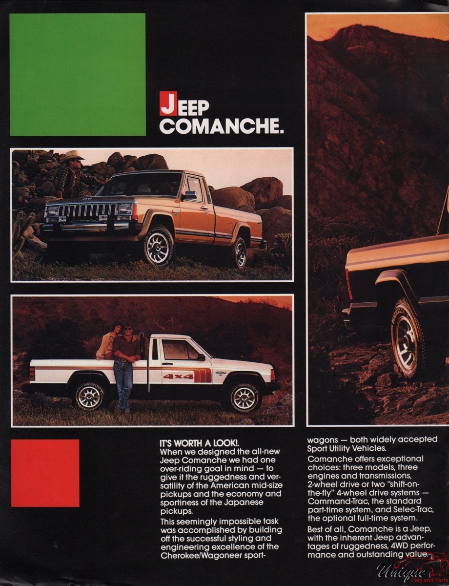 1986 Jeep Brochure Page 8